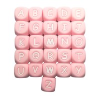 Silikonbuchstaben rosa